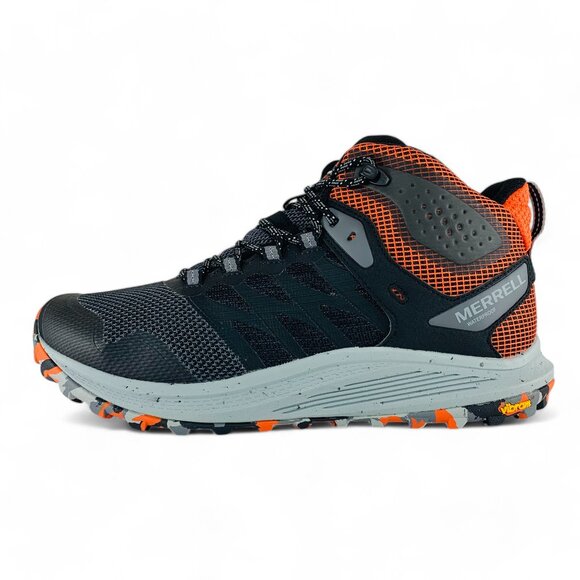 Merrell Other - Merrell Nova 3 Mid Waterproof Black Tangerine Men's Hiking Shoes Boots J067623